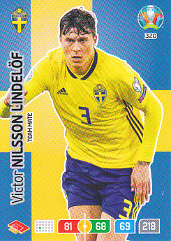 Victor Nilsson Lindelof Sweden Panini UEFA EURO 2020#320